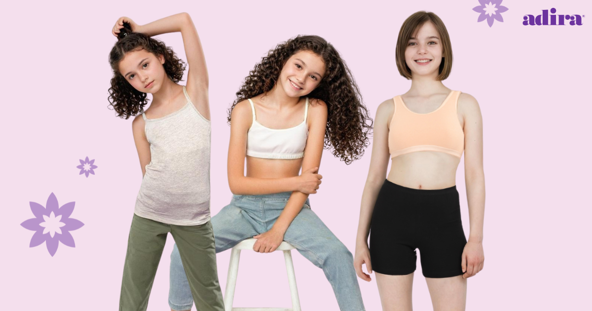 The Best Starter Bras And Camisoles For Growing Girls