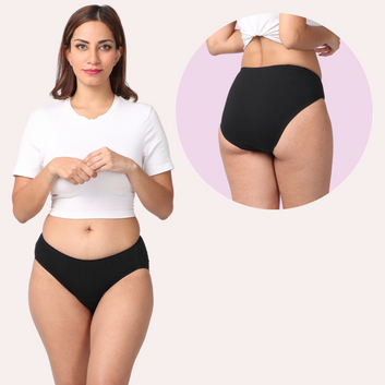 LeakProof Daily Wear Panties | Brief Fit | Perfect For Unpredictable Periods | 2 Pack