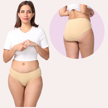 LeakProof Daily Wear Panties | Brief Fit | Perfect For Unpredictable Periods | 5 Pack