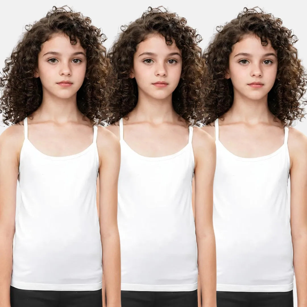 Adira Padded Camisole White Pack Of 3