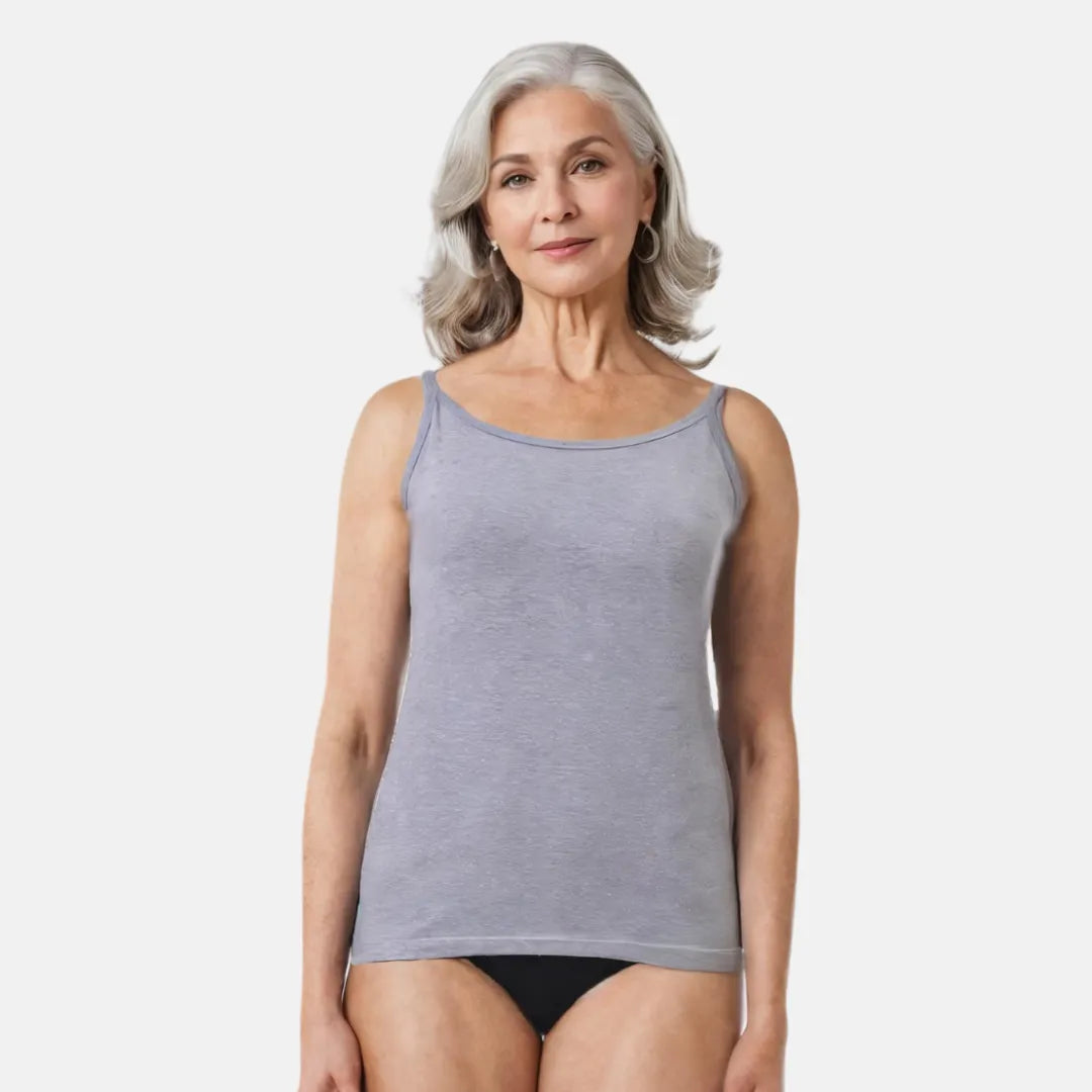 Adjustable Strap Camisoles For Elderly Grey Pack Of 1