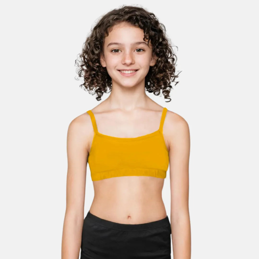 Beginner Bras For Tweens Mustard