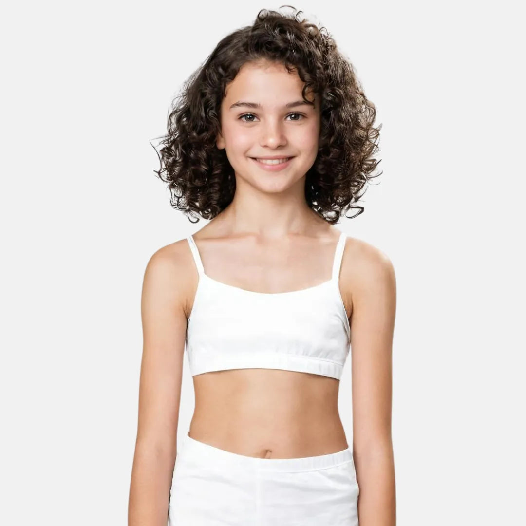 Beginner Bras For Tweens White Pack Of 1