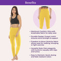 Benefits Of Cotton Leggings-Yellow