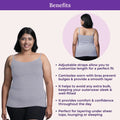 Benefits Of Adira Plus Size Camisole Adjustable Strap