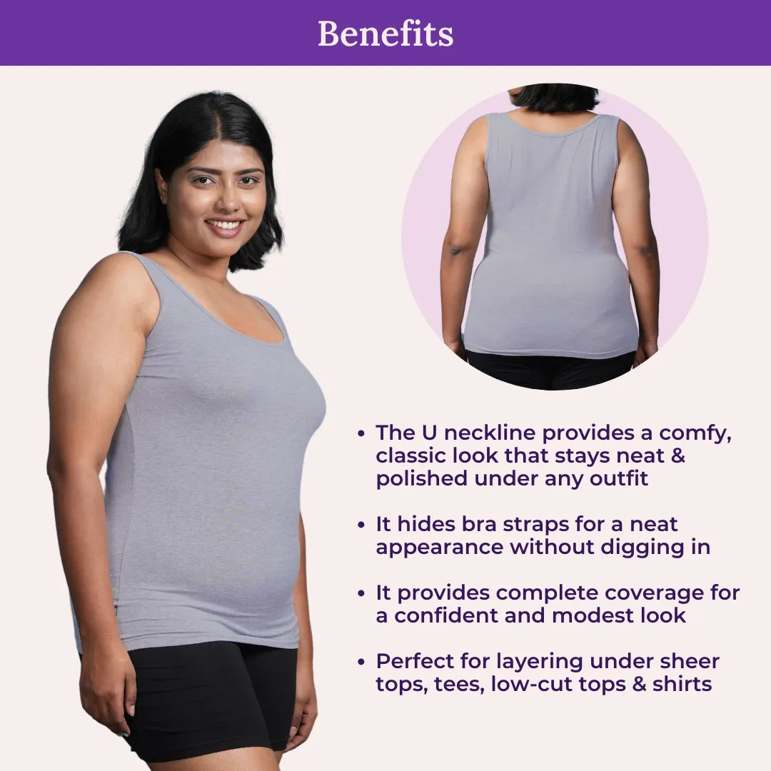Benefits Of Adira Plus Size Camisole Wider Fabric shoulder