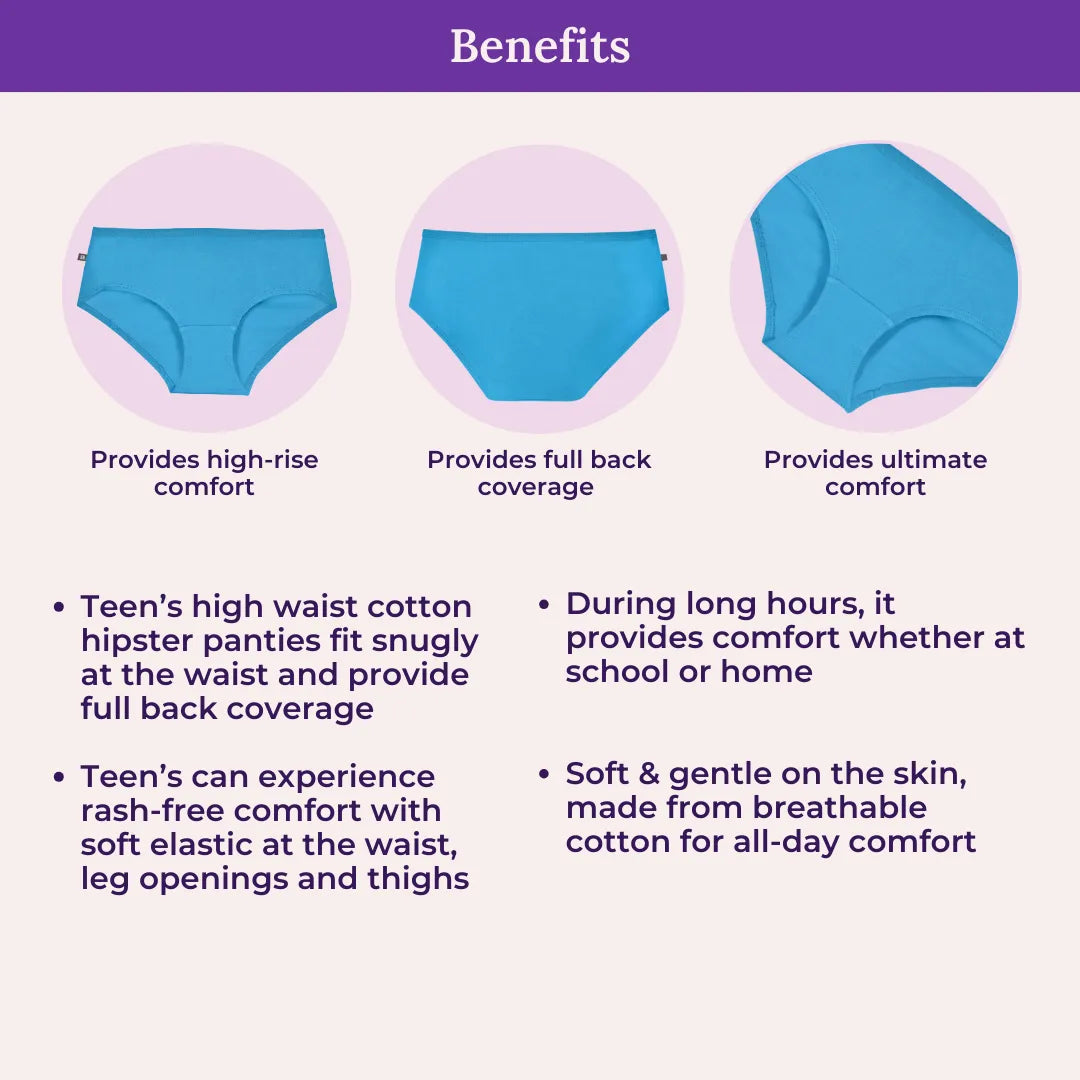 Benefits Of Adira Teen Cotton Panty High Waist