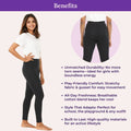 Benefits Of Cotton Leggings - Black