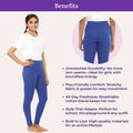 Benefits Of Cotton Leggings - Blue
