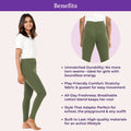 Benefits Of Cotton Leggings - Green