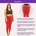 Benefits Of Cotton Leggings - Red
