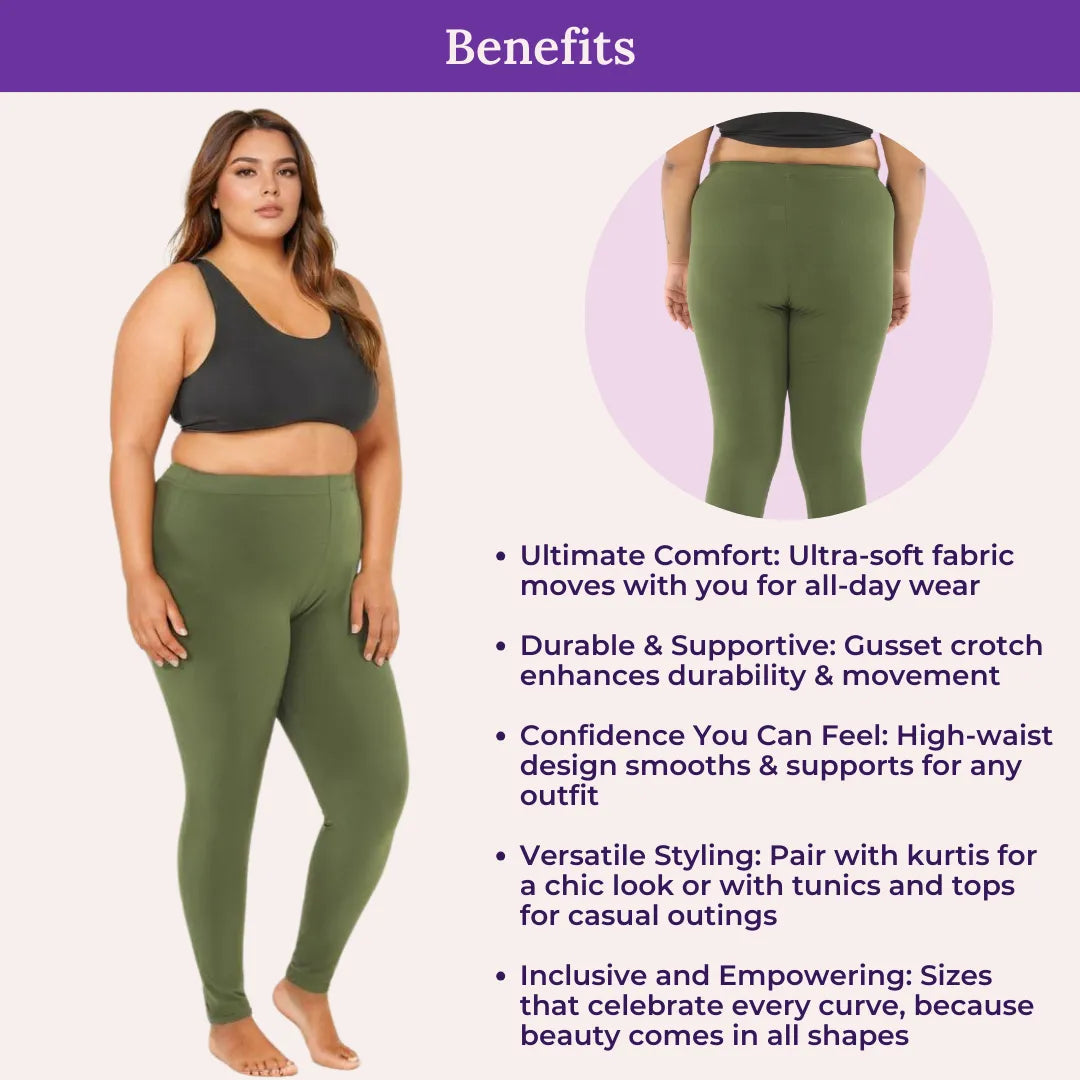 Benefits Of Cotton Leggings Green