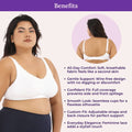 Benefits Of Daily Bliss Bra - White