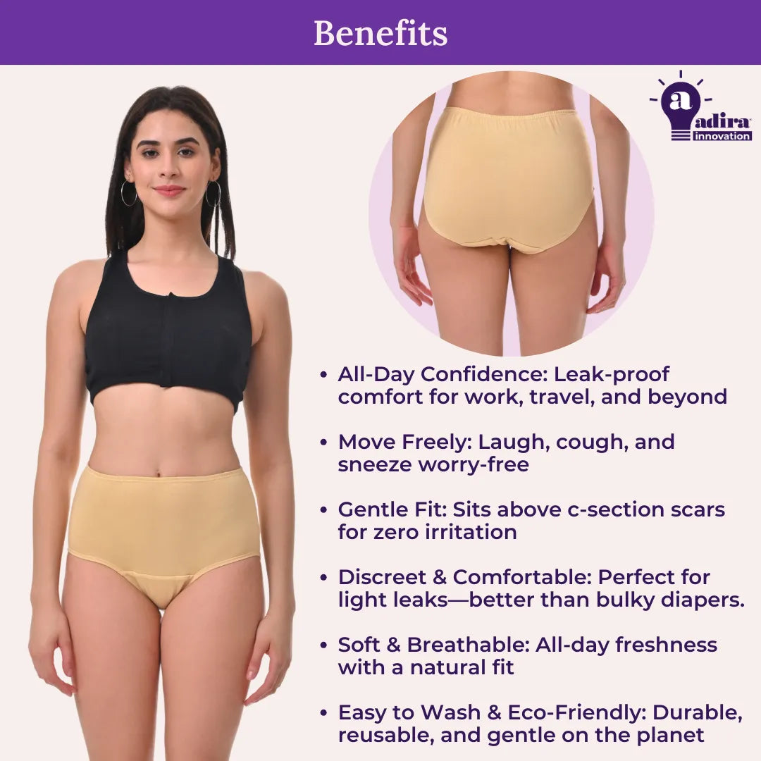 Benefits Of High Waist Incontinence Panties