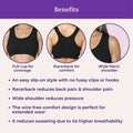 Lounge/Home Bra For Elderly | Non Padded | Non Wired | Racerback | Full Coverage | 3 Pack - Adira