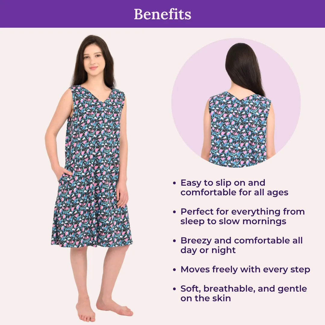 Benefits Of V-Neck Night Gowns