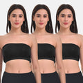 Best Bandeau Bra For Women Black Pack Of 3