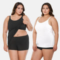 Best Camisole With Built In Bra For Large Breasts Black & White