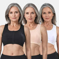Best Front Closure Bra For Seniors Black, Skin & White
