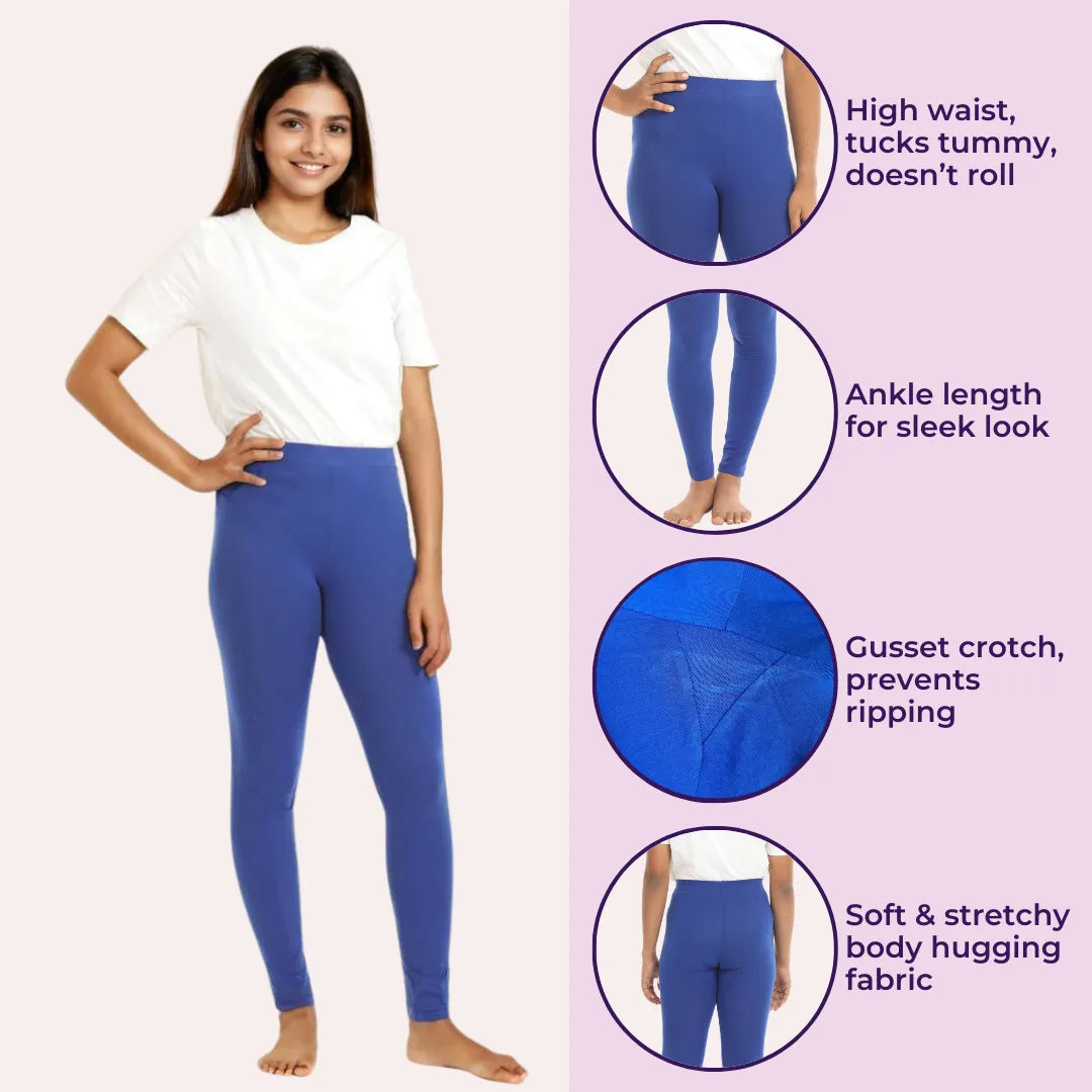 Best Leggings For Teens - Blue