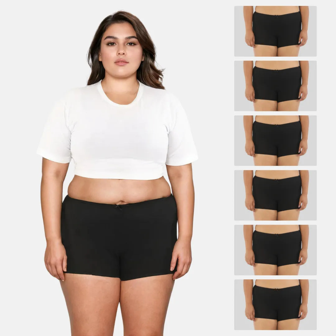 Best Plus Size Boyshorts - Black