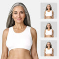 Lounge/Home Bra For Elderly | Non Padded | Non Wired | Racerback | Full Coverage | 3 Pack - Adira