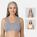 Lounge/Home Bra For Elderly | Non Padded | Non Wired | Racerback | Full Coverage | 2 Pack - Adira
