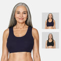 Lounge/Home Bra For Elderly | Non Padded | Non Wired | Racerback | Full Coverage | 2 Pack - Adira