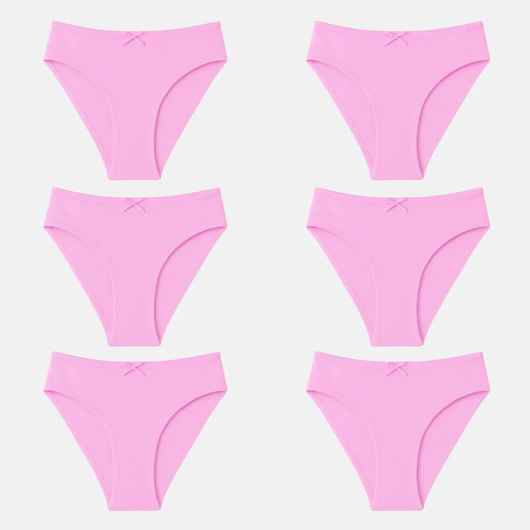 Bikini For Girls Light Pink Pack Of 6