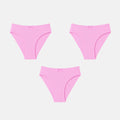 Bikini Underwear For Girls Light Pink Pack Of 3
