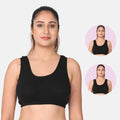 Black Sleep Bra / Lounge Bra Pack 2