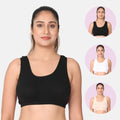 Black White Skin Sleep Bra Lounge Bra