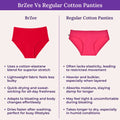 BrZee Vs Regular Cotton Panties