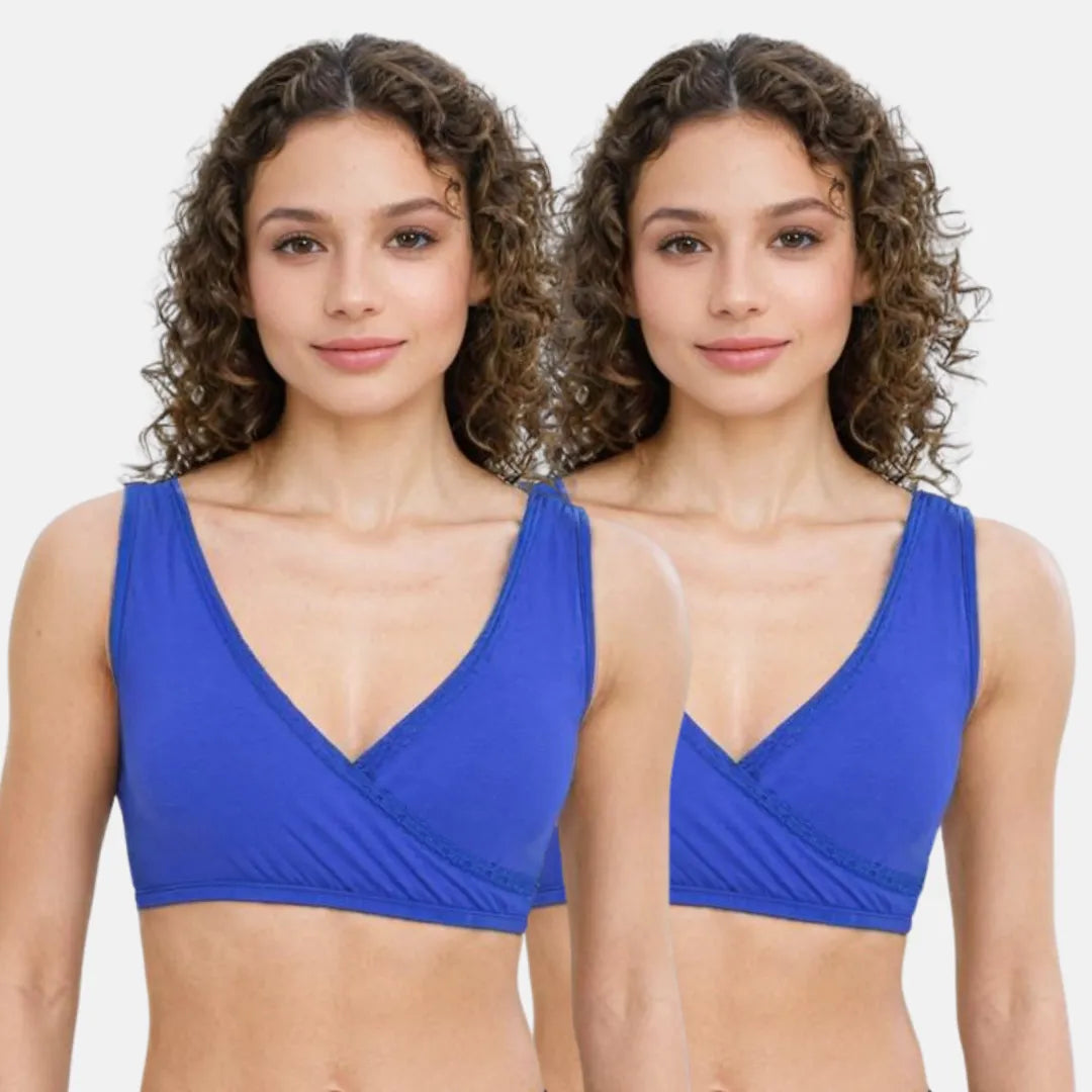 Bra To Wear With Low Cut Dress Royal Blue Pack Of 2