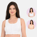 Bra Open Front Side For Women White Skin