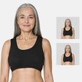 Lounge/Home Bra For Elderly | Non Padded | Non Wired | Racerback | Full Coverage | 2 Pack - Adira