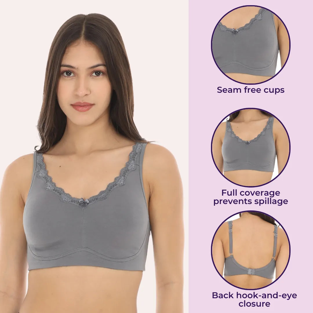 Everyday Bra For Home - Steel Grey