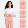 Cotton Bikini Panties Peach Pack Of 6