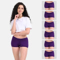 Cotton Boyshort Panties Magenta Pack Of 6