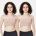 Crop Top Tube Bra For Girls Skin Pack Of 2