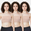 Crop Top Tube Bra For Girls Skin Pack Of 3
