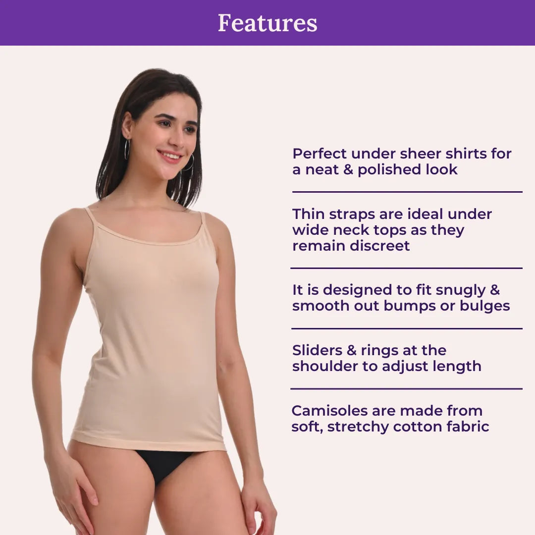 Features Of Adira Camisole Adjustable Strap