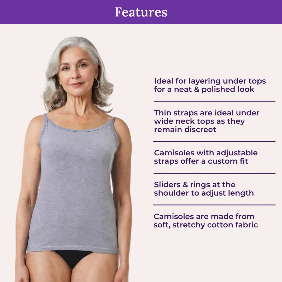 Features Of Adira Camisole Adjustable Strap