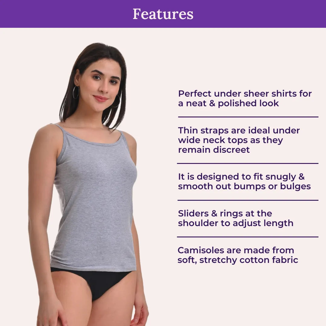 Features Of Adira Camisole Adjustable Strap