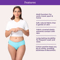 Features Of Adira Cotton Panty-Hipster Fit