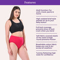 Features Of Adira High Waist Cotton Panties