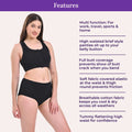 Features Of Adira High Waist Cotton Panties