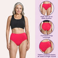 Features Of Adira High Waist Cotton Panties For Elderly