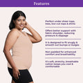 Features Of Adira Plus Size Camisole Wider Fabric