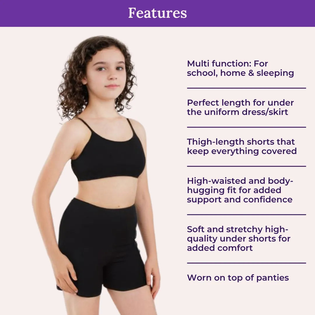 Features Of Adira Under Shorts For Teens